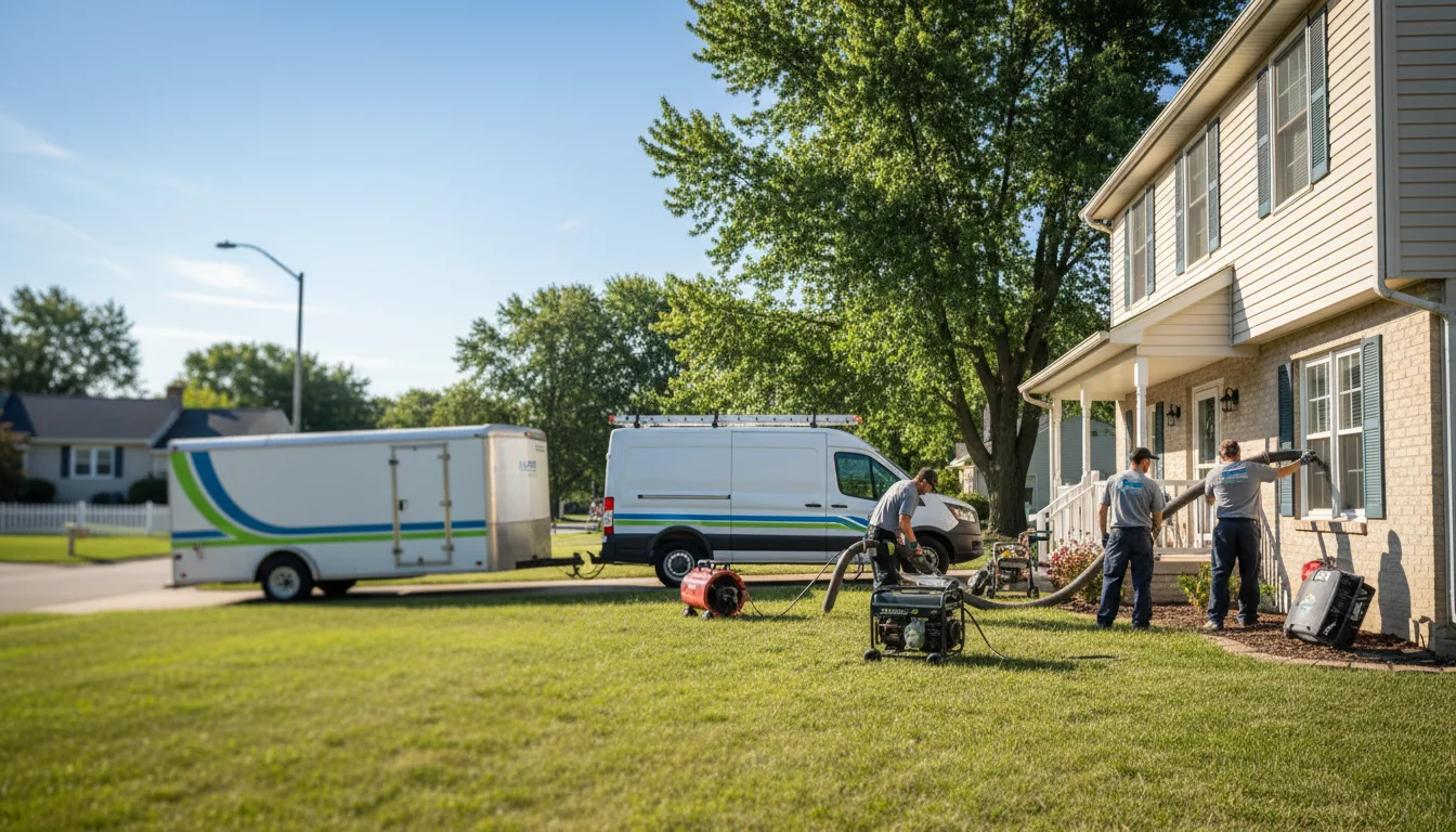 Flooded Basement Restoration And Cleanup With Repair in Deerfield, MO near me